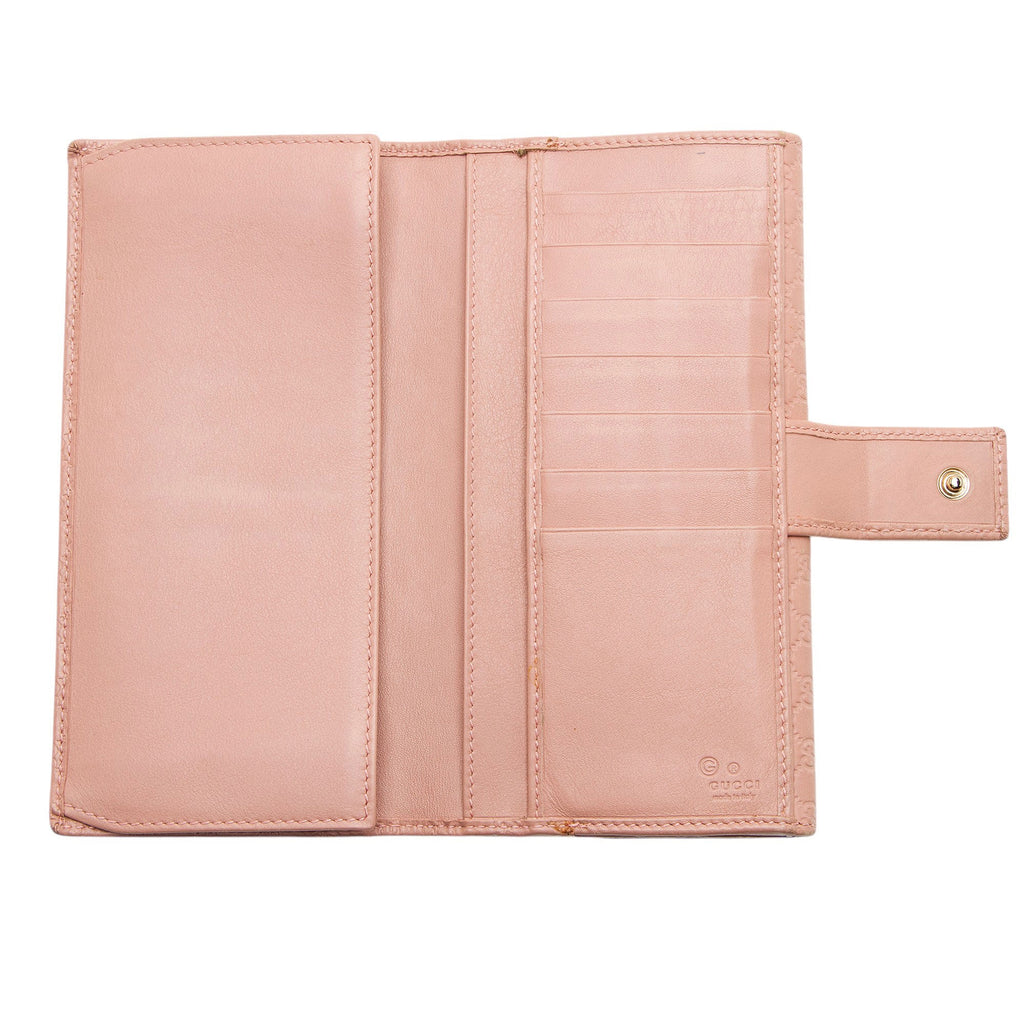 Gucci Microguccissima Leather Long Flap Wallet