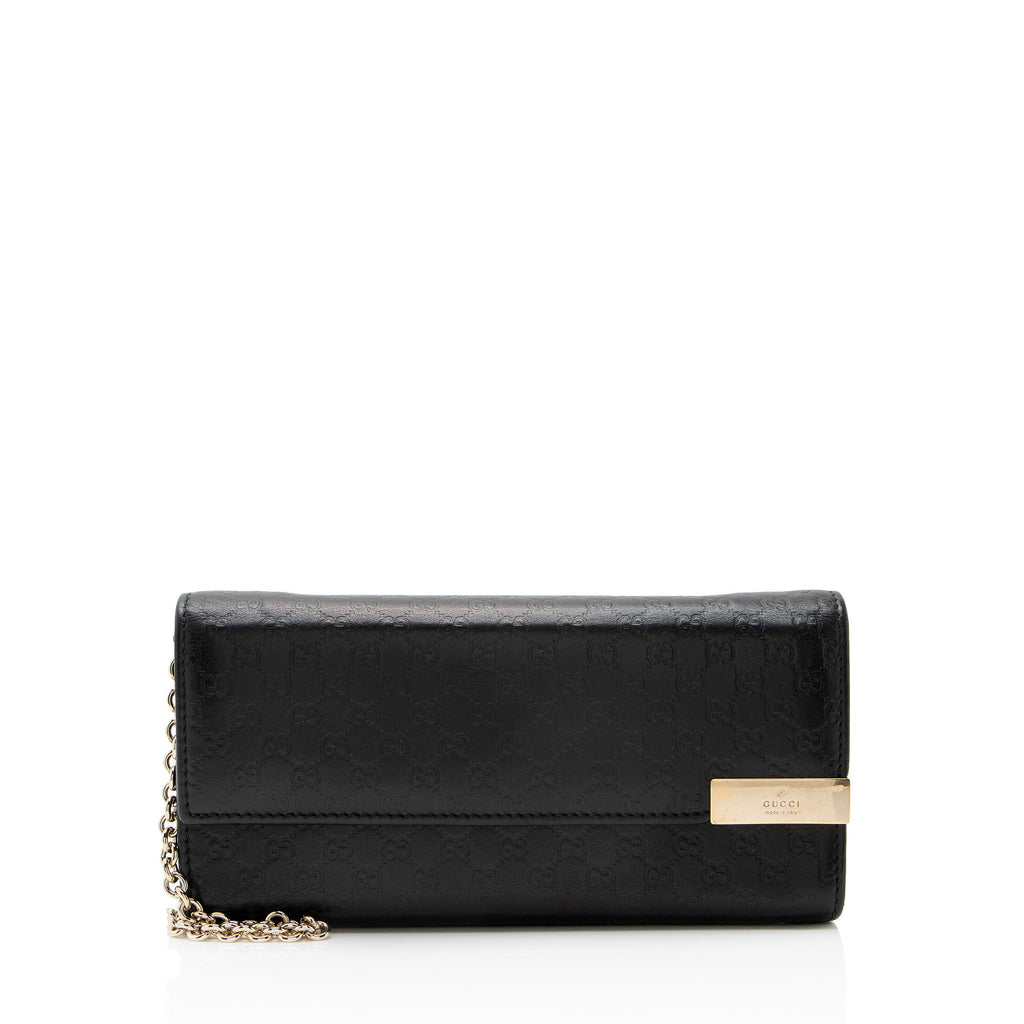 Gucci Microguccissima Leather Wallet on Chain Bag
