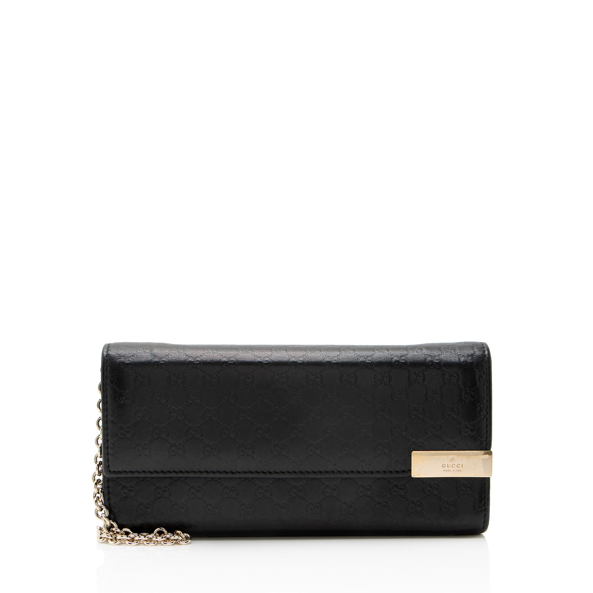 Gucci Microguccissima Leather Wallet on Chain Bag