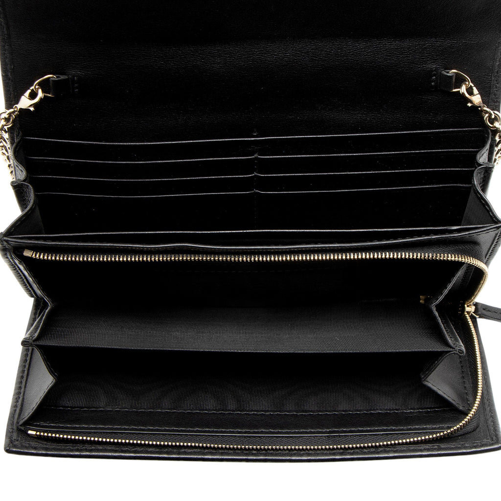 Gucci Microguccissima Leather Wallet on Chain Bag