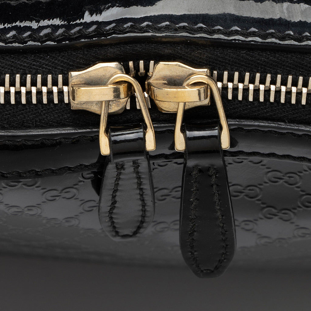 Gucci Microguccissima Patent Leather Nice Satchel (SHF-pCYqKU)