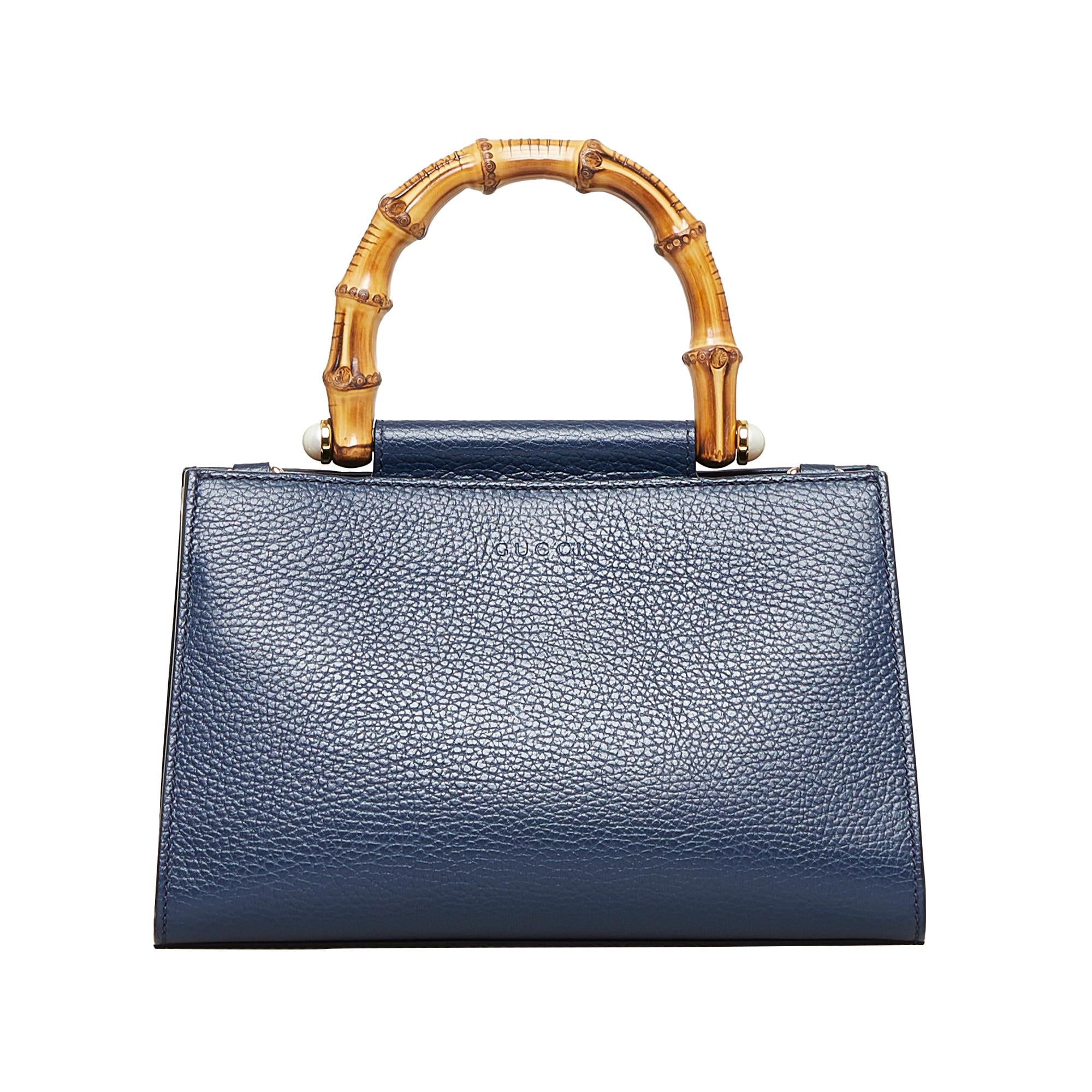 Gucci Mini Bamboo Nymphae (SHG-xVyZzB)