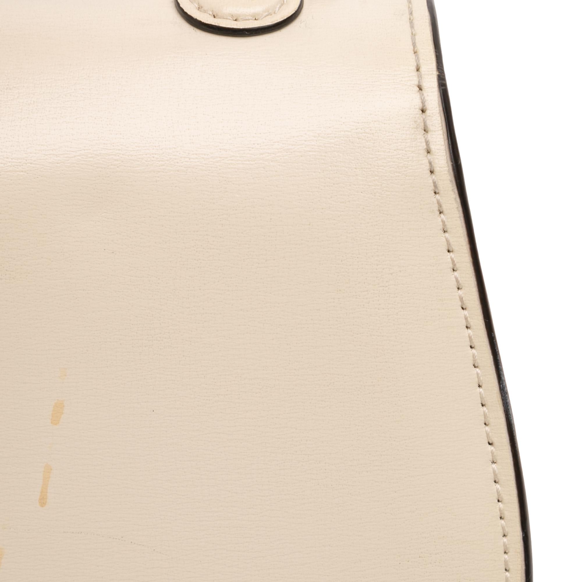 Gucci Mini Calfskin 1947 Bamboo Top Handle Bag
