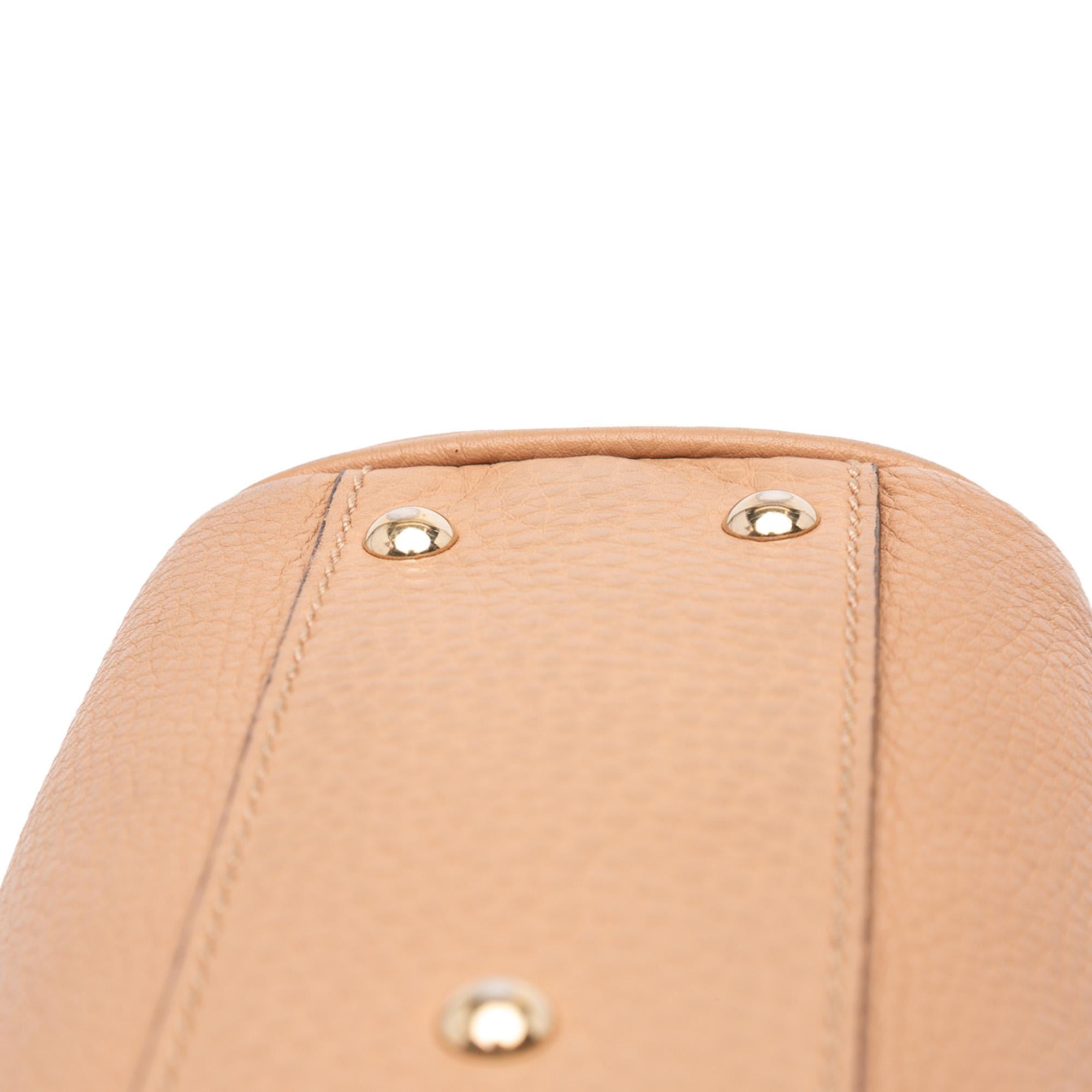 Gucci Mini Calfskin Bamboo Shopper Satchel
