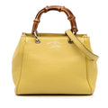 Gucci Mini Calfskin Bamboo Shopper Satchel