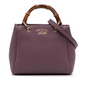 Gucci Mini Calfskin Bamboo Shopper Satchel