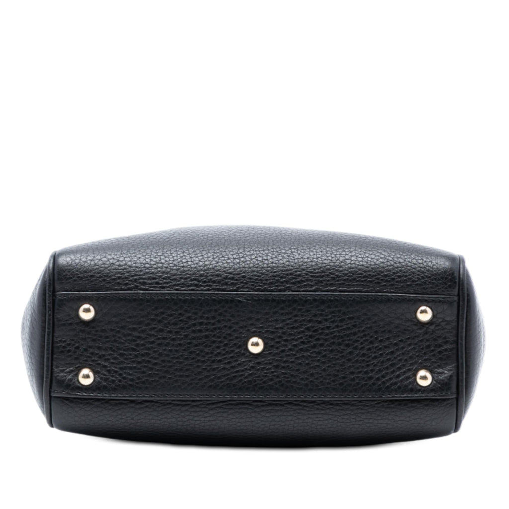 Gucci Mini Calfskin Bamboo Shopper Satchel