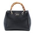 Gucci Mini Calfskin Bamboo Shopper Satchel