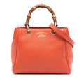 Gucci Mini Calfskin Bamboo Shopper Satchel