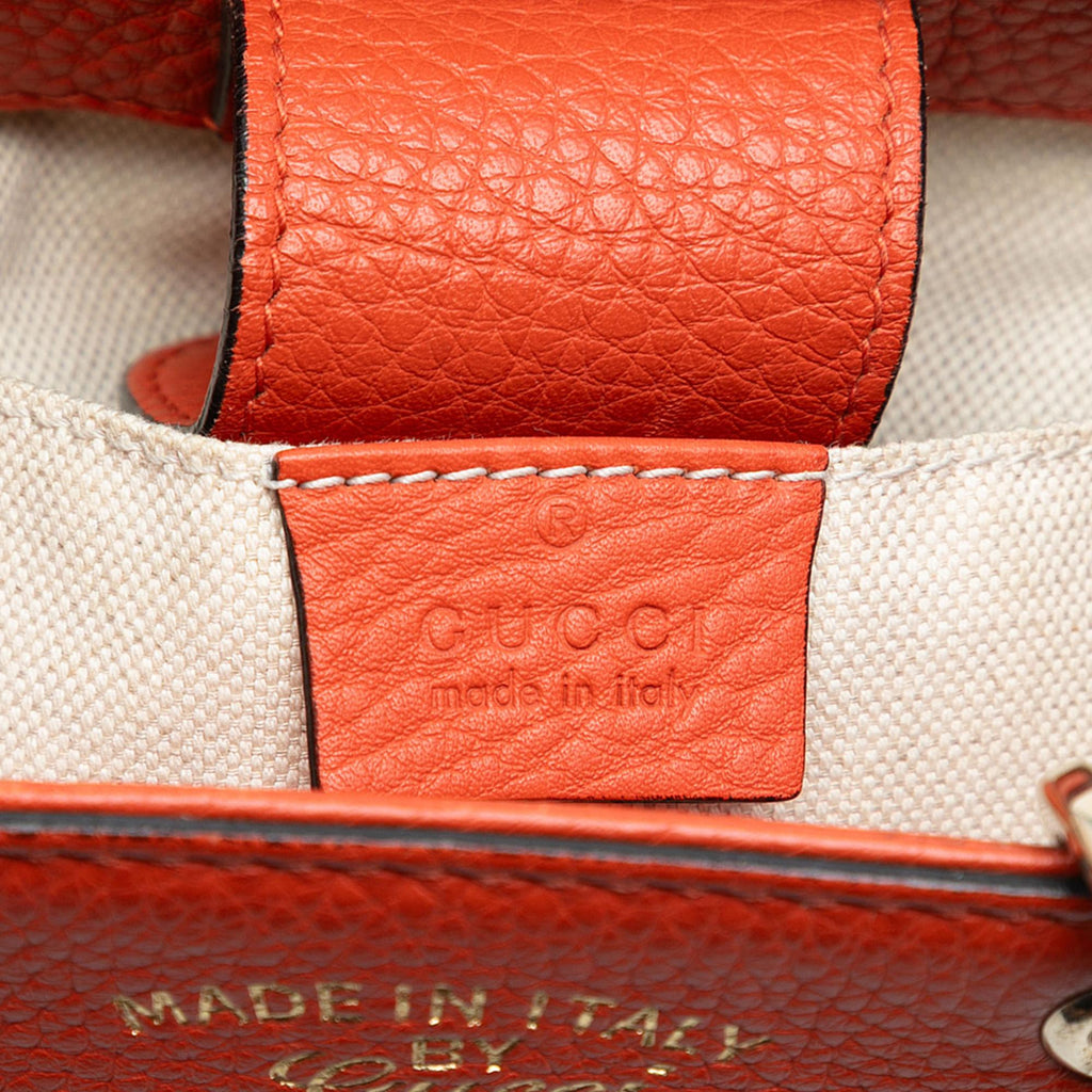 Gucci Mini Calfskin Bamboo Shopper Satchel