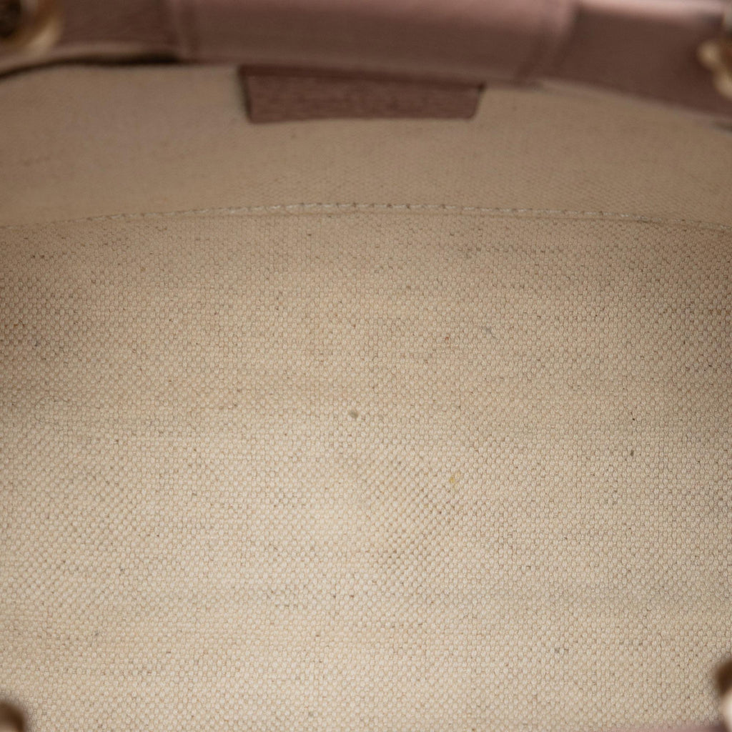 Gucci Mini Calfskin Bamboo Shopper Satchel