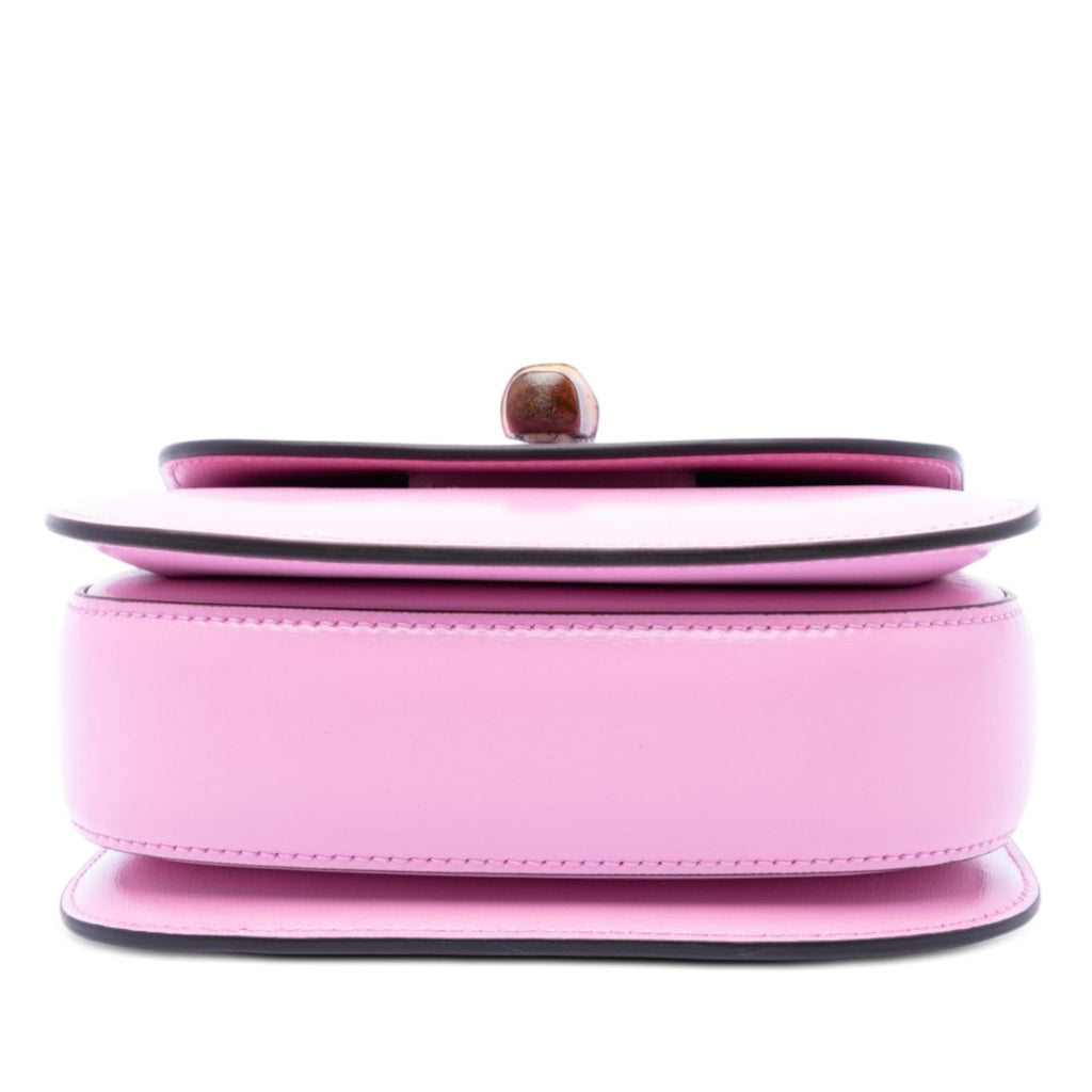 Gucci Mini Calfskin Web 1947 Bamboo Top Handle Bag