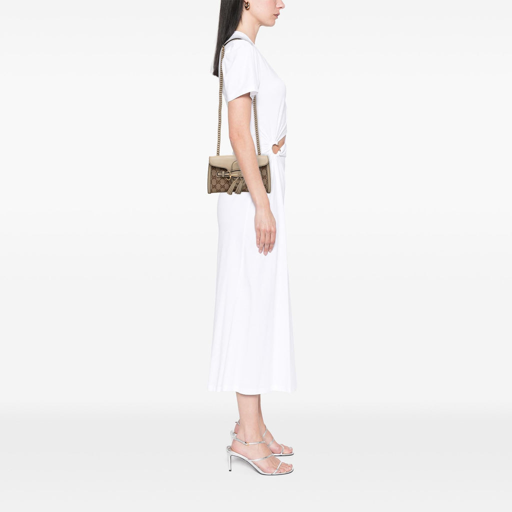 Gucci Mini GG Canvas Emily Crossbody
