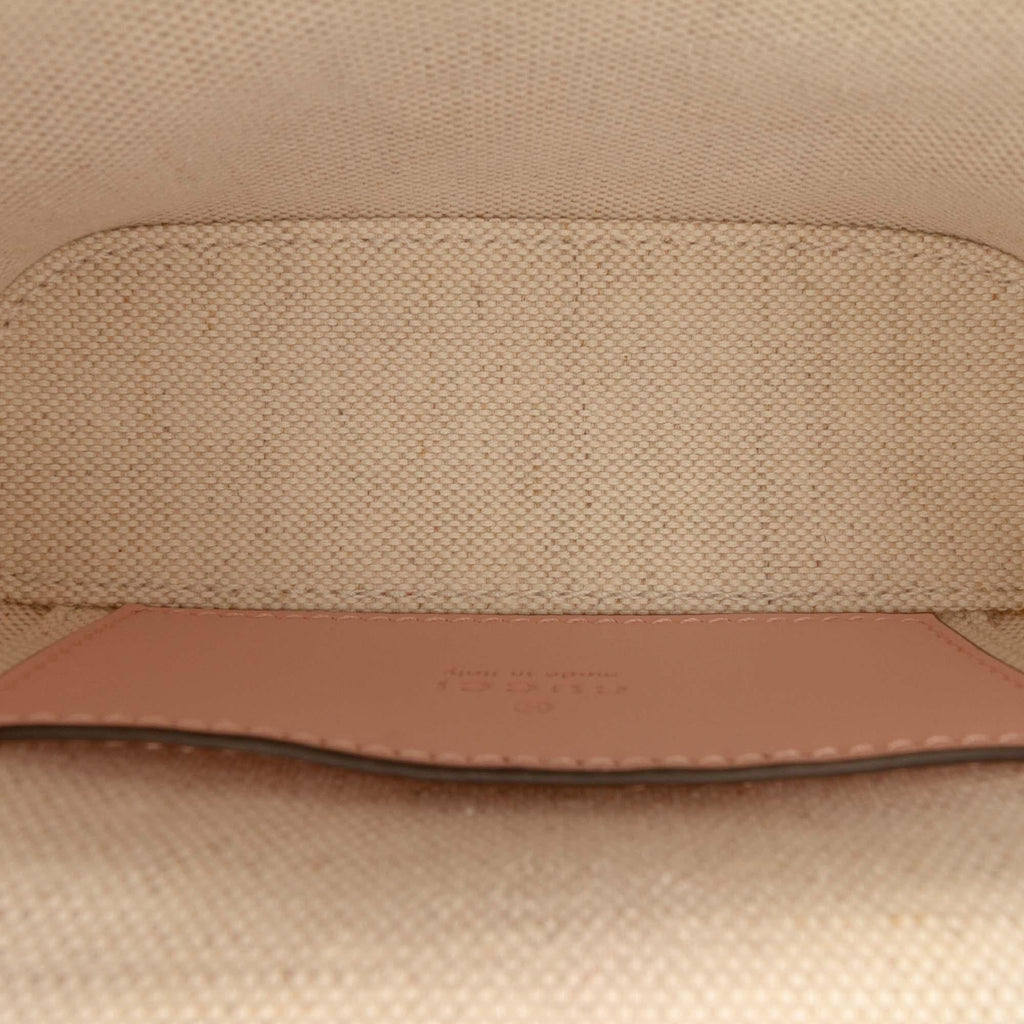 Gucci Mini GG Marmont Matelasse Calfskin Top Handle Vanity Chain Bag