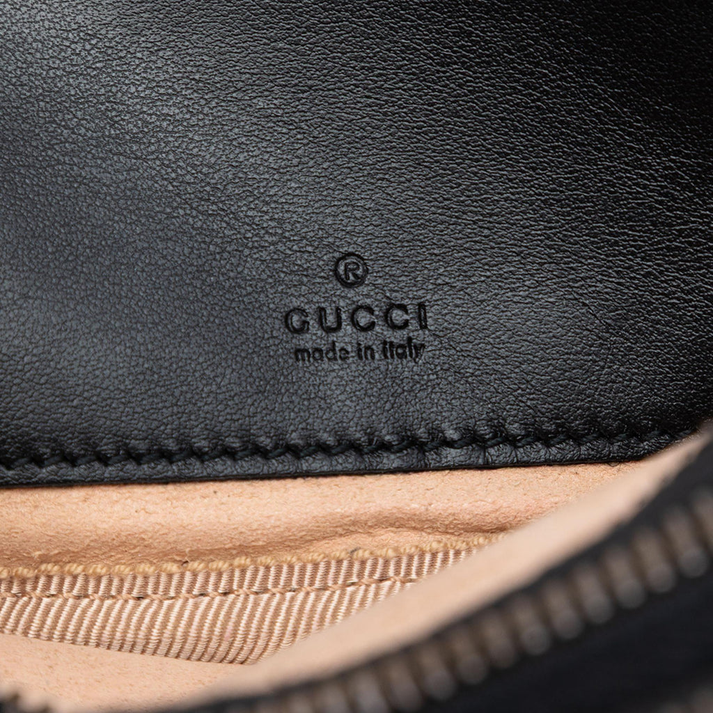 Gucci Mini GG Marmont Matelasse Leather Triple Zip Crossbody