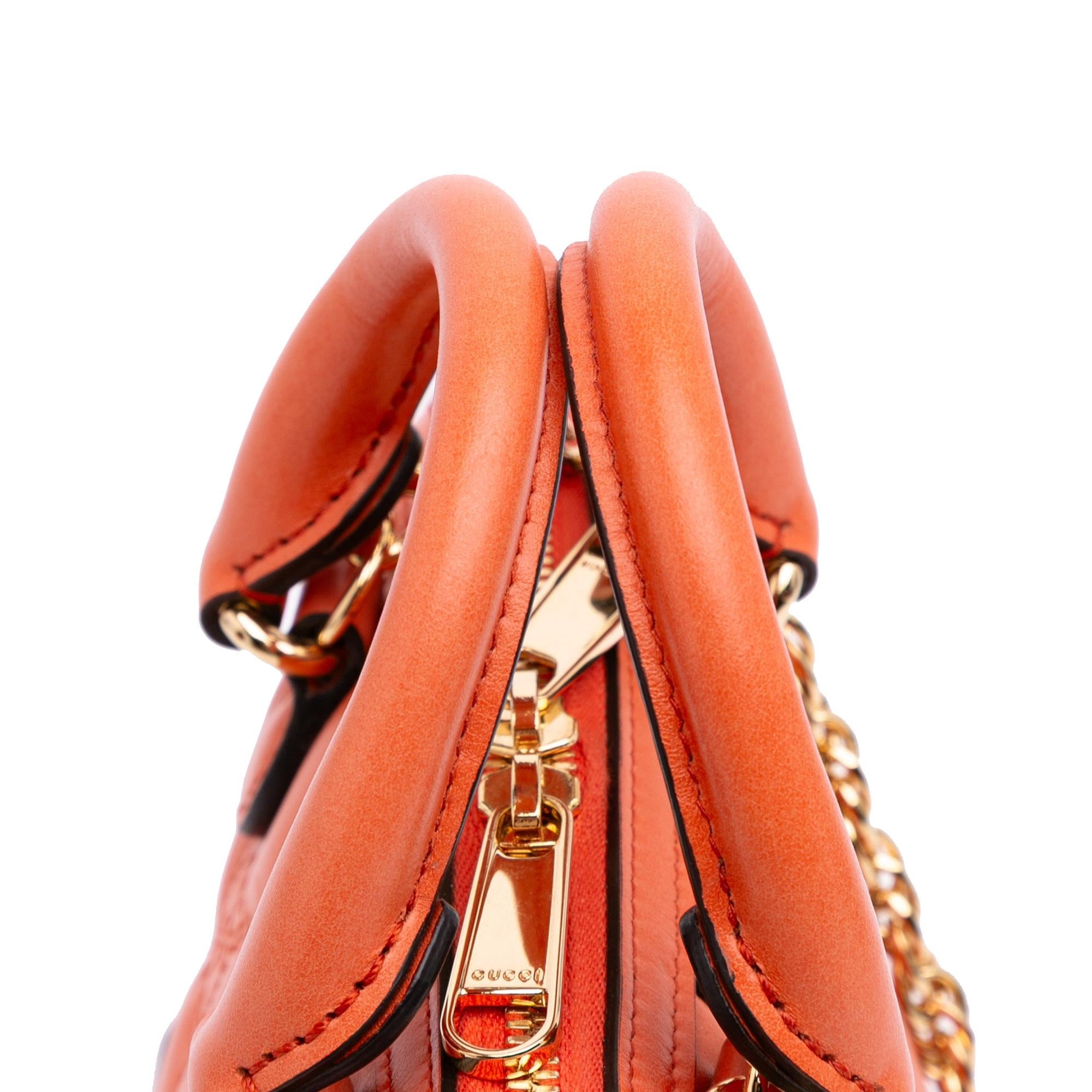Gucci Mini GG Matelasse Calfskin Top Handle Bag