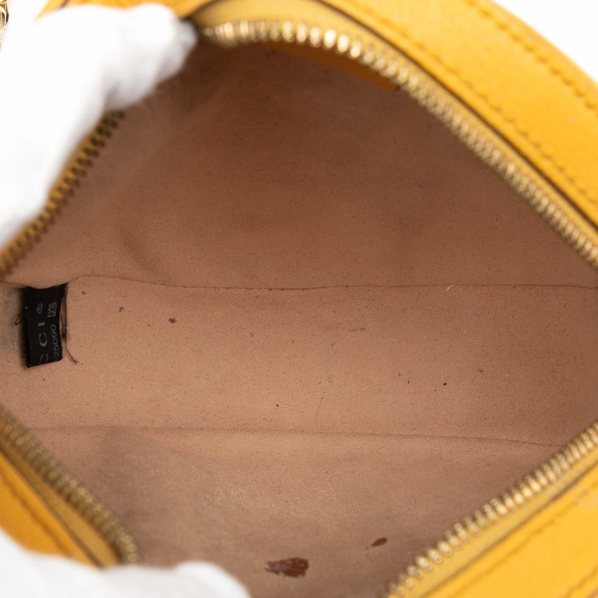 Gucci Mini GG Supreme Flora Ophidia Round Crossbody