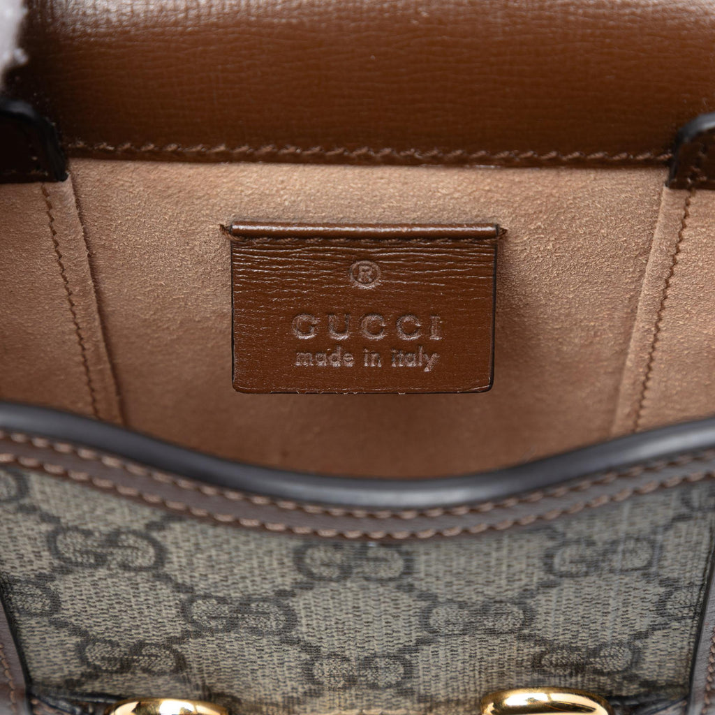 Gucci Mini GG Supreme Horsebit 1955 Crossbody