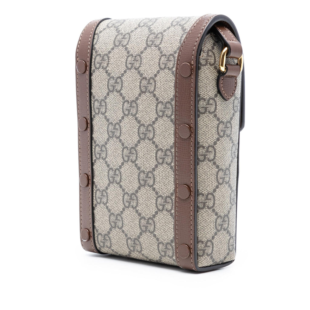 Gucci Mini GG Supreme Horsebit 1955 Crossbody