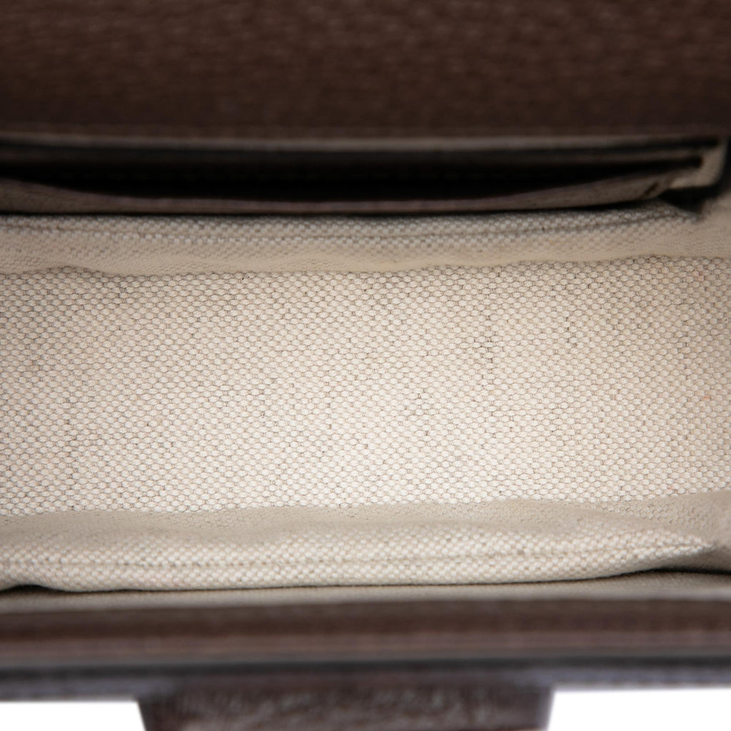 Gucci Mini Jumbo GG Canvas 1947 Bamboo Top Handle Bag