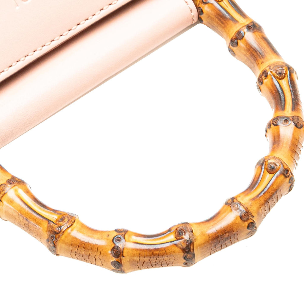 Gucci Mini Leather Bamboo Nymphaea
