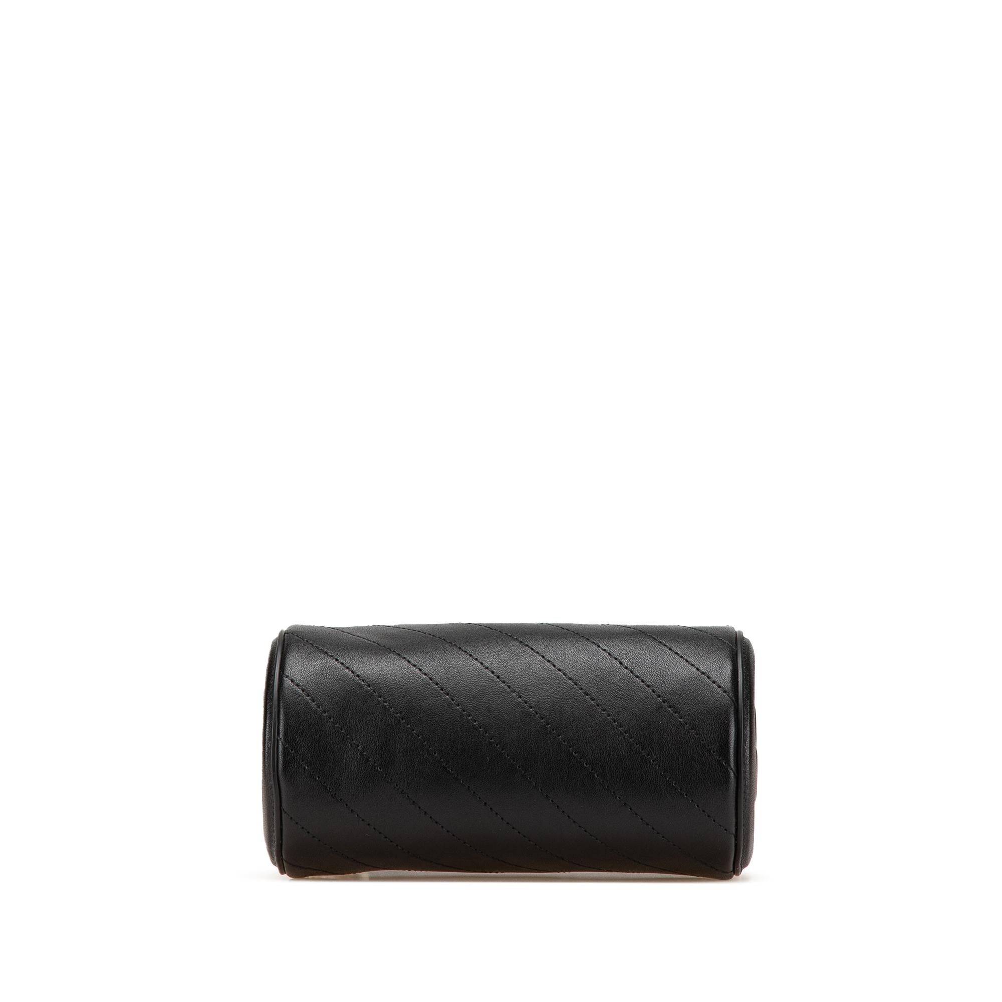Gucci Mini Leather Blondie Barrel Shoulder Bag