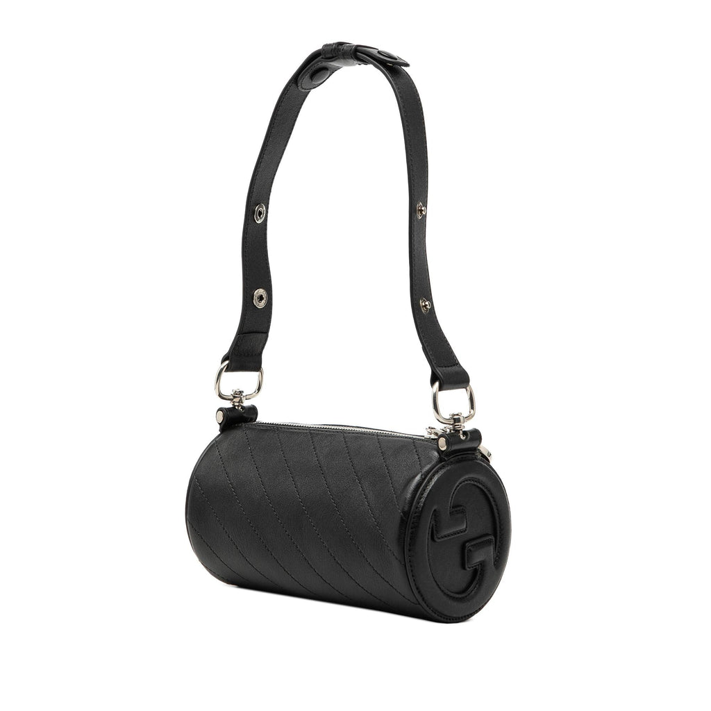 Gucci Mini Leather Blondie Barrel Shoulder Bag