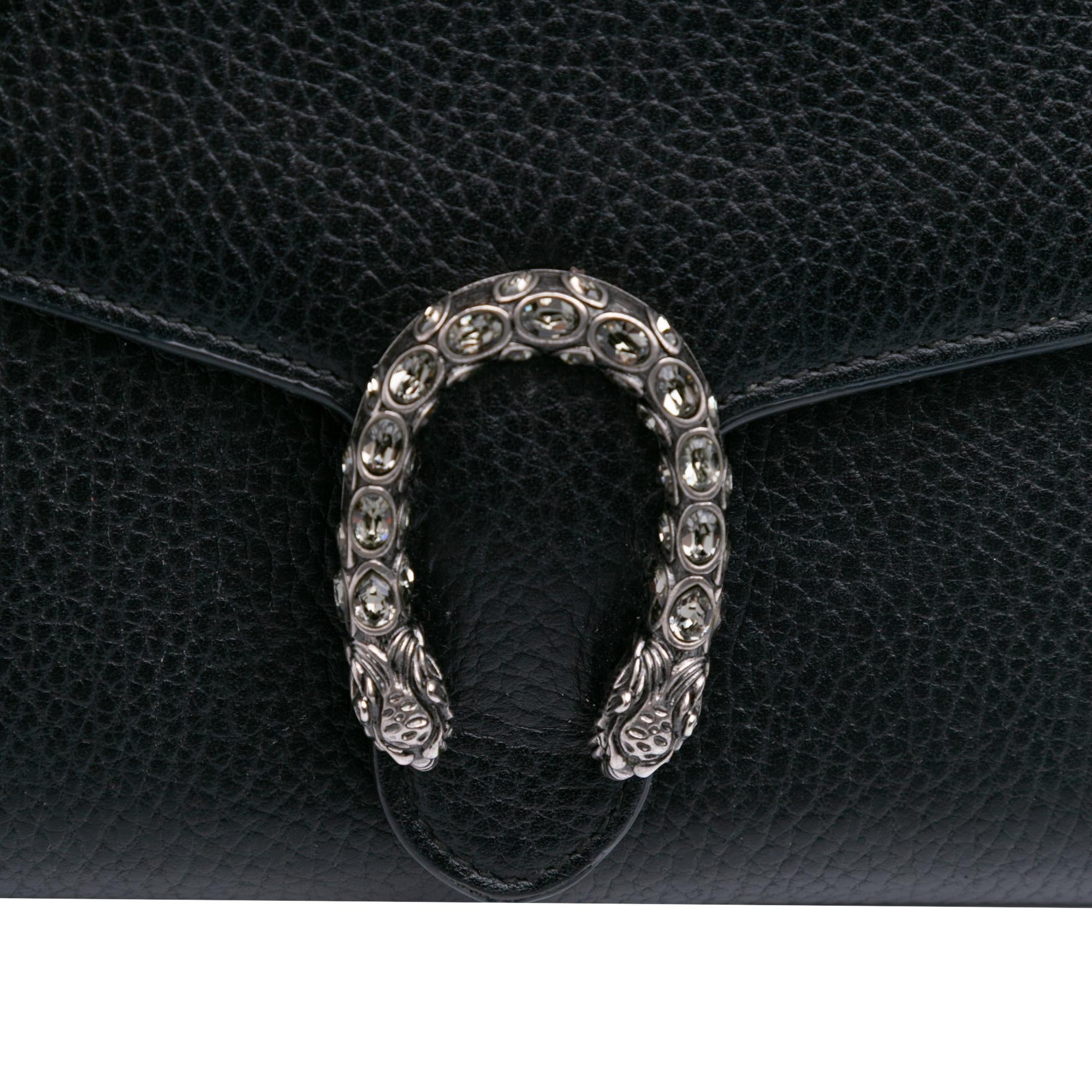 Gucci Mini Leather Dionysus Wallet on Chain