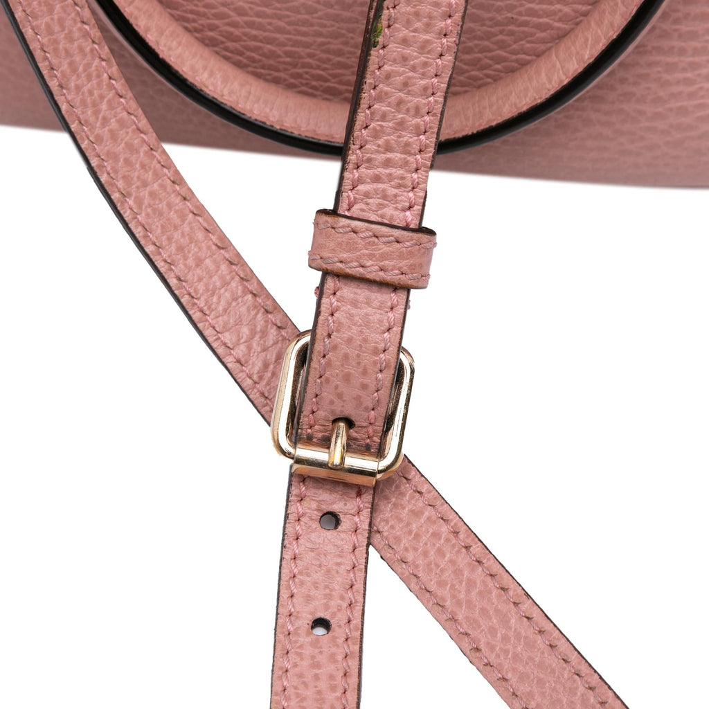 Gucci Mini Leather GG Charm Dome Satchel
