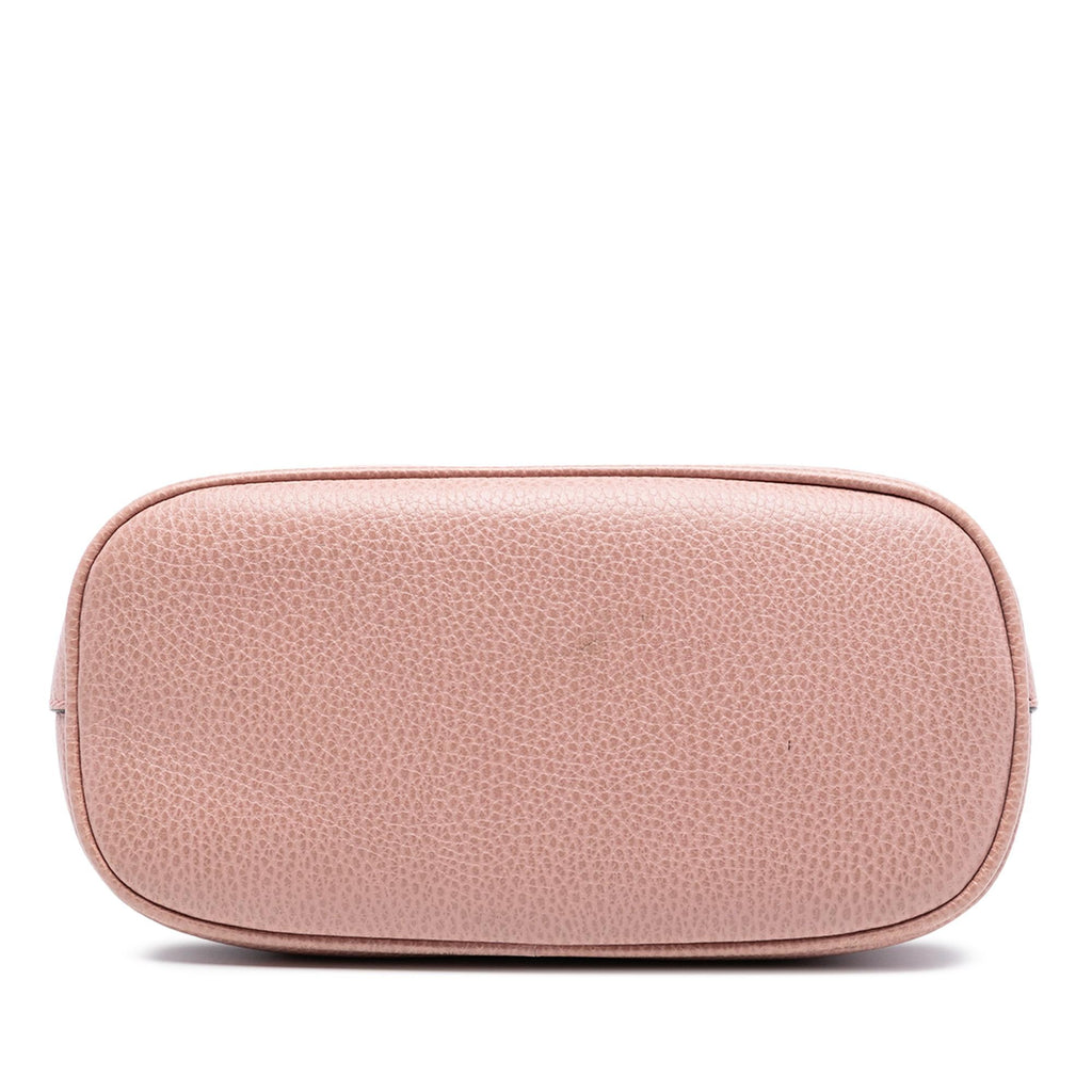 Gucci Mini Leather GG Charm Dome Satchel