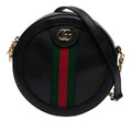 Gucci Mini Leather Ophidia Round Crossbody
