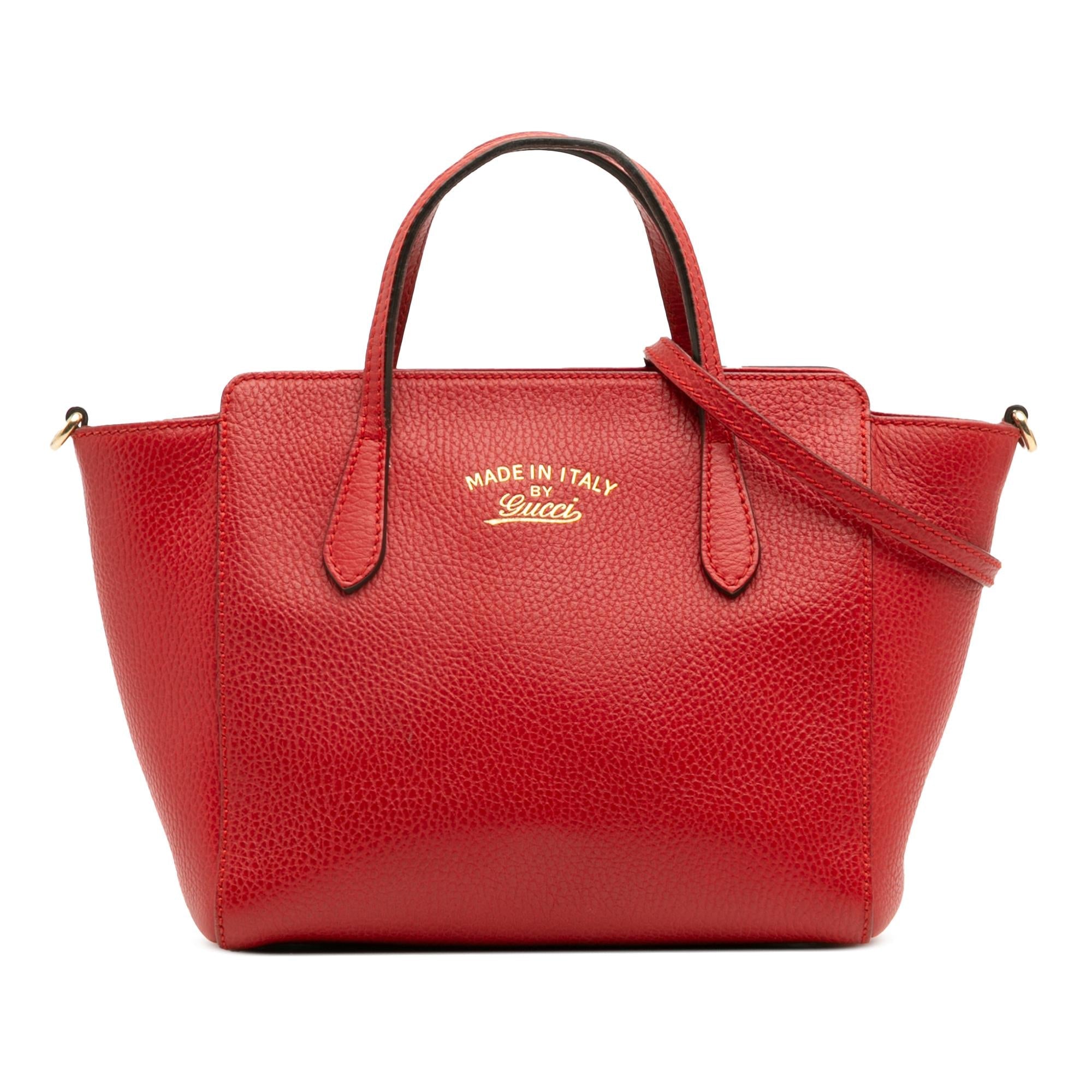 Gucci Mini Leather Swing Satchel