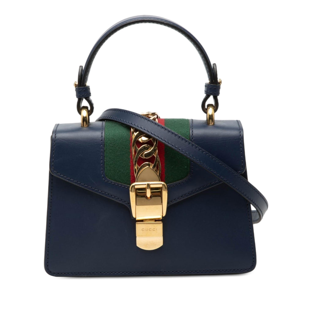 Gucci Mini Leather Sylvie Satchel