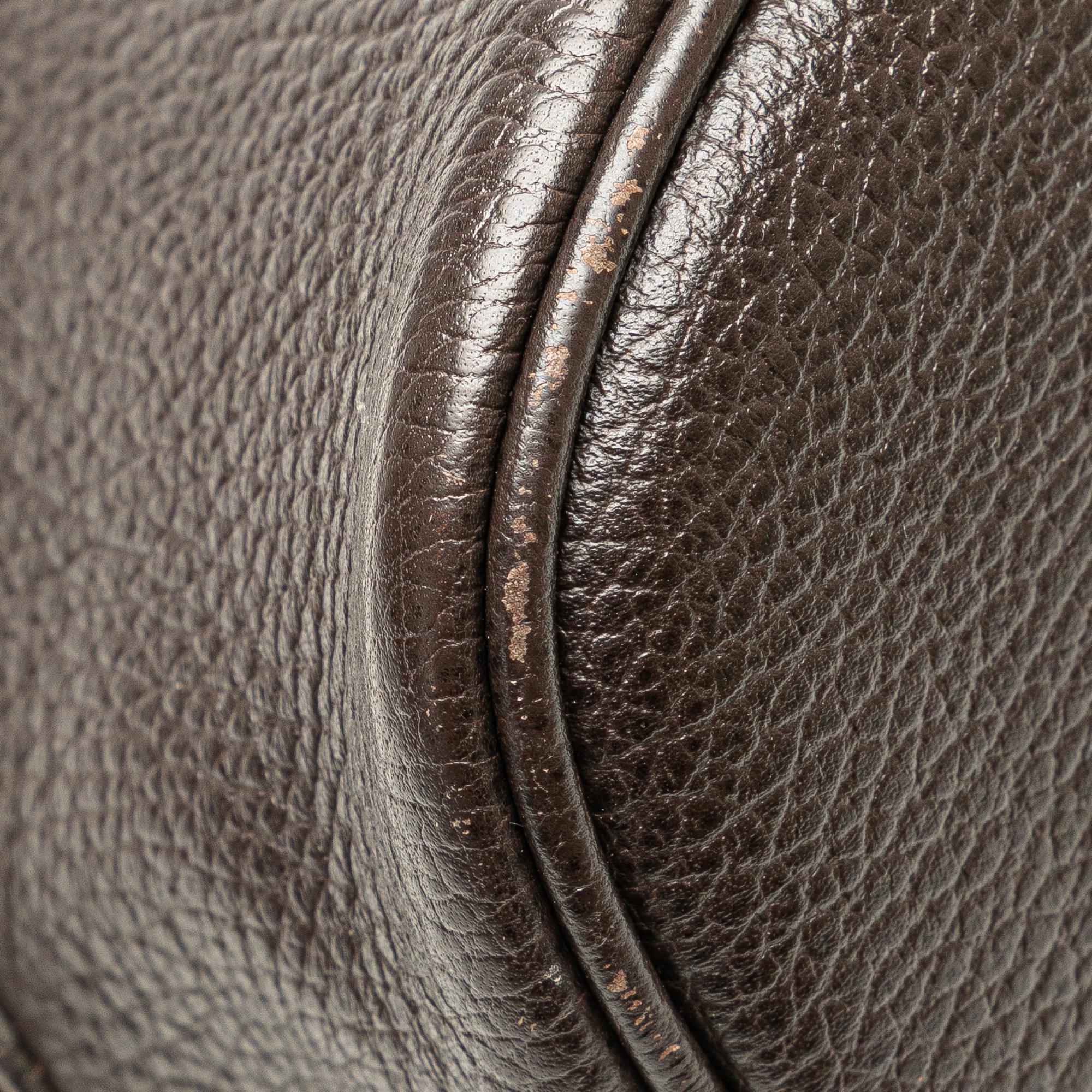 Gucci Mini Leather Web Dome Satchel