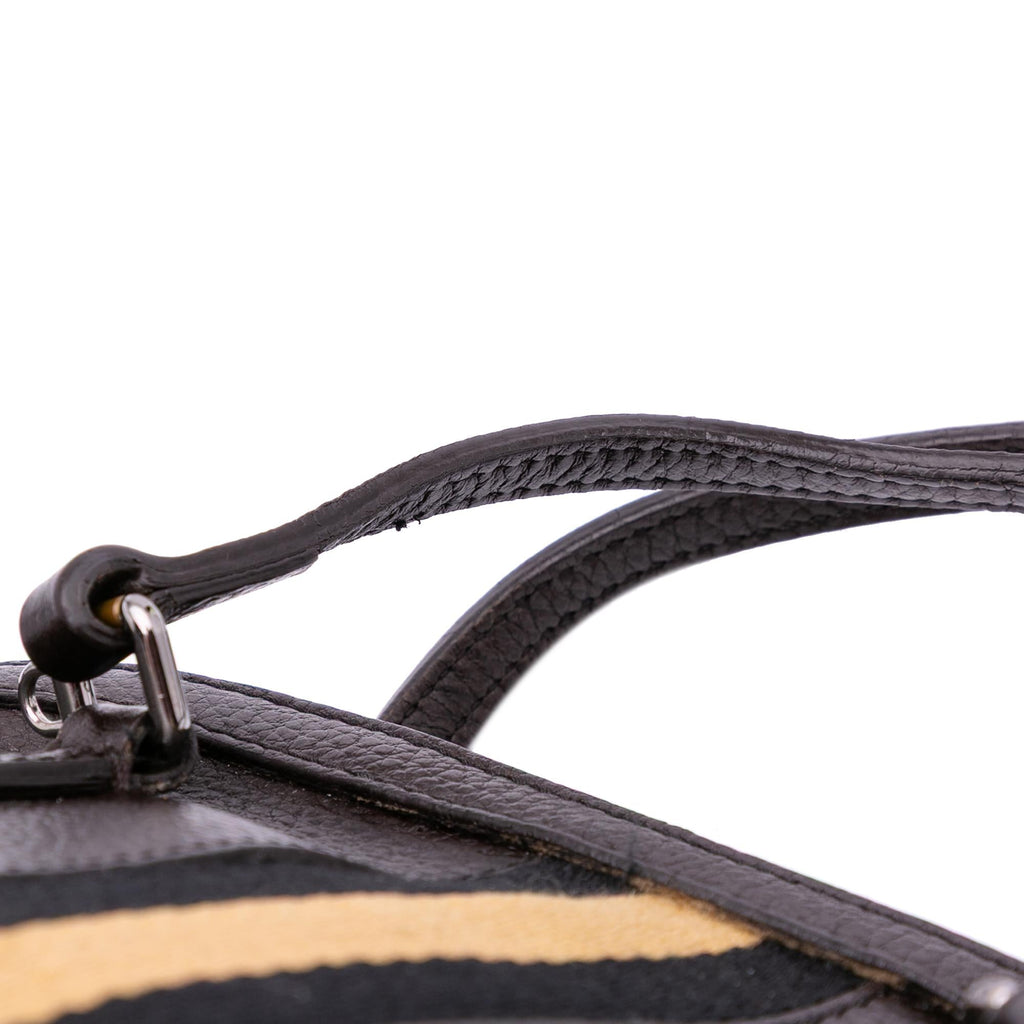 Gucci Mini Leather Web Dome Satchel