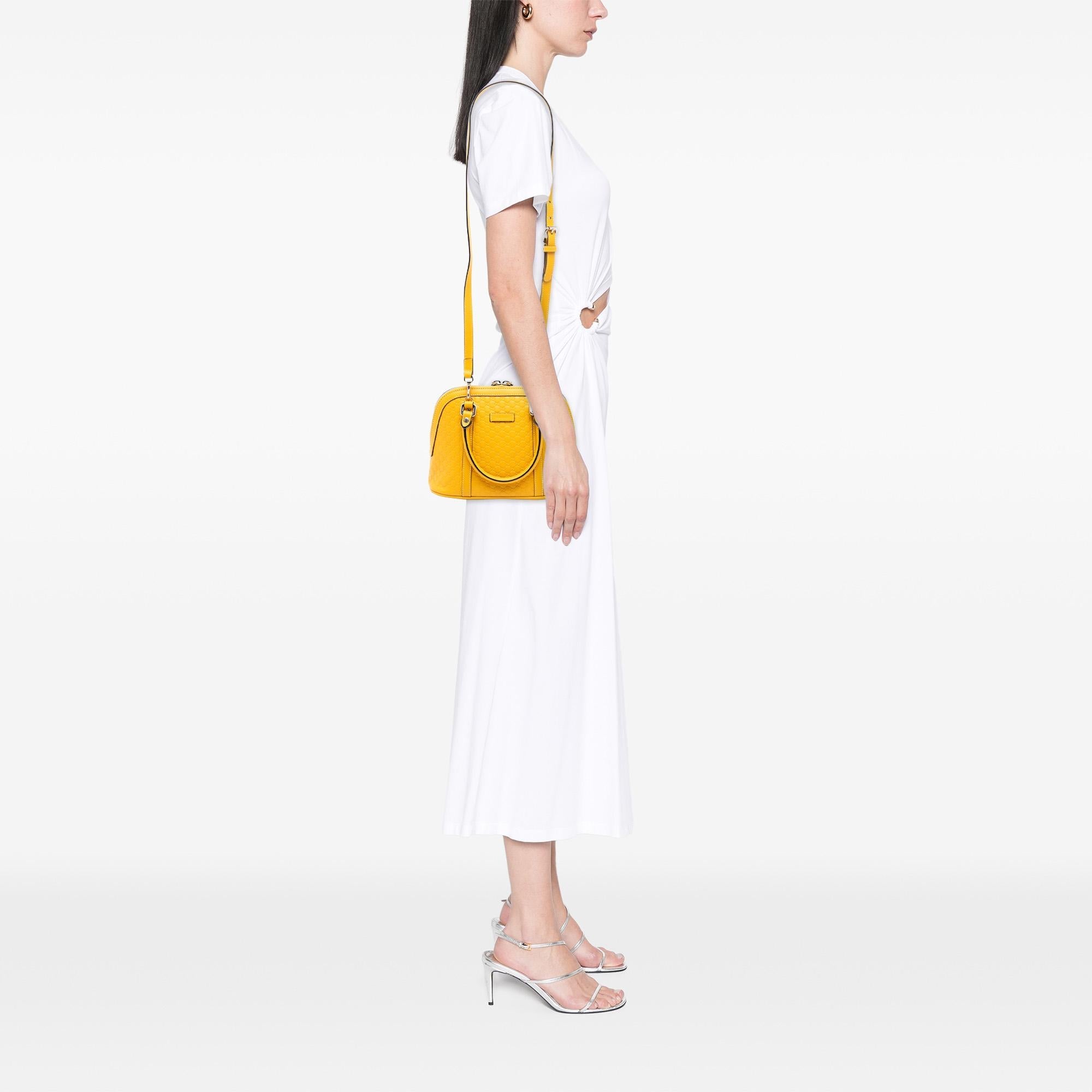 Gucci Mini Microguccissima Dome Satchel