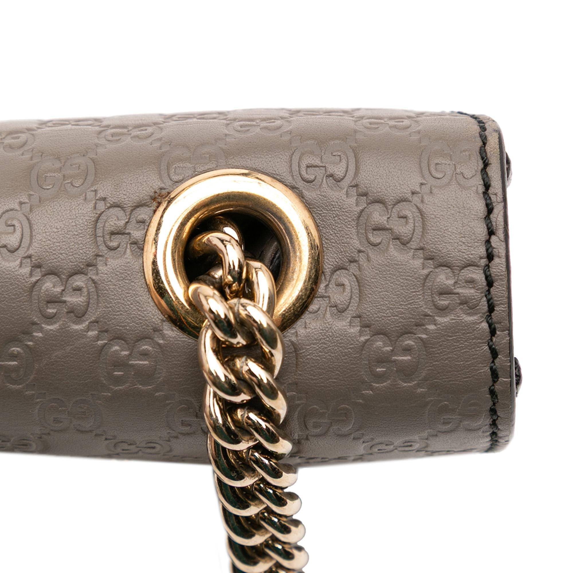 Gucci Mini Microguccissima Emily Crossbody