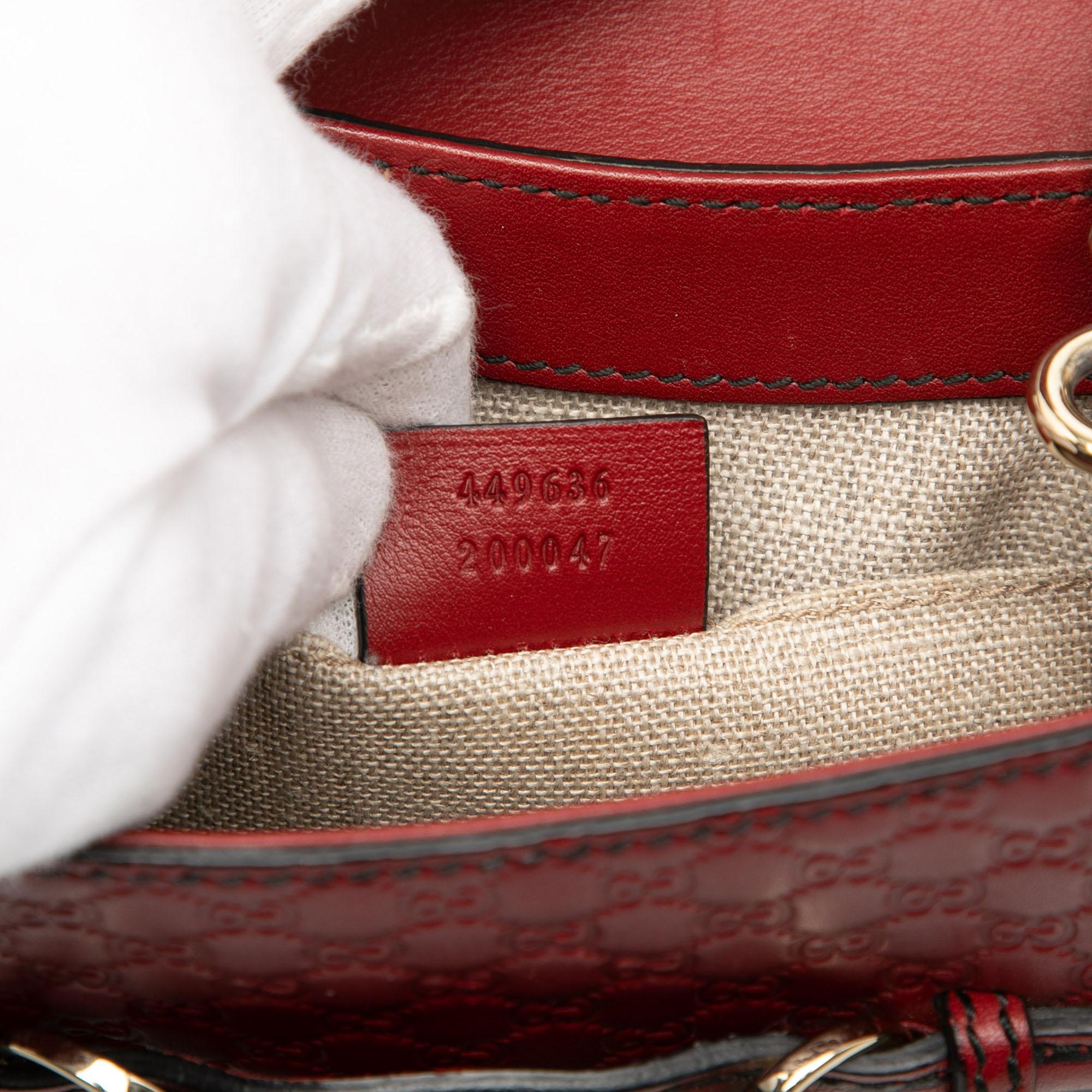 Gucci Mini Microguccissima Emily Crossbody