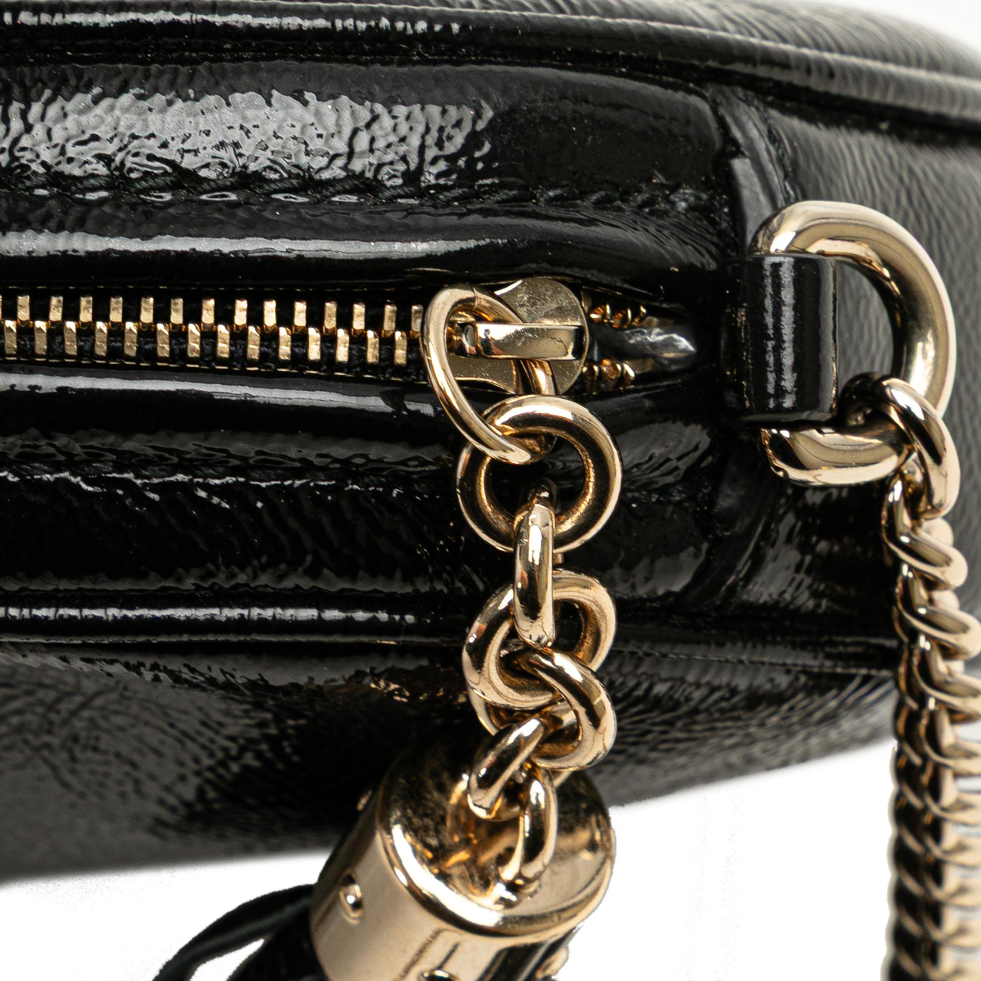 Gucci Mini Patent Soho Chain Bag