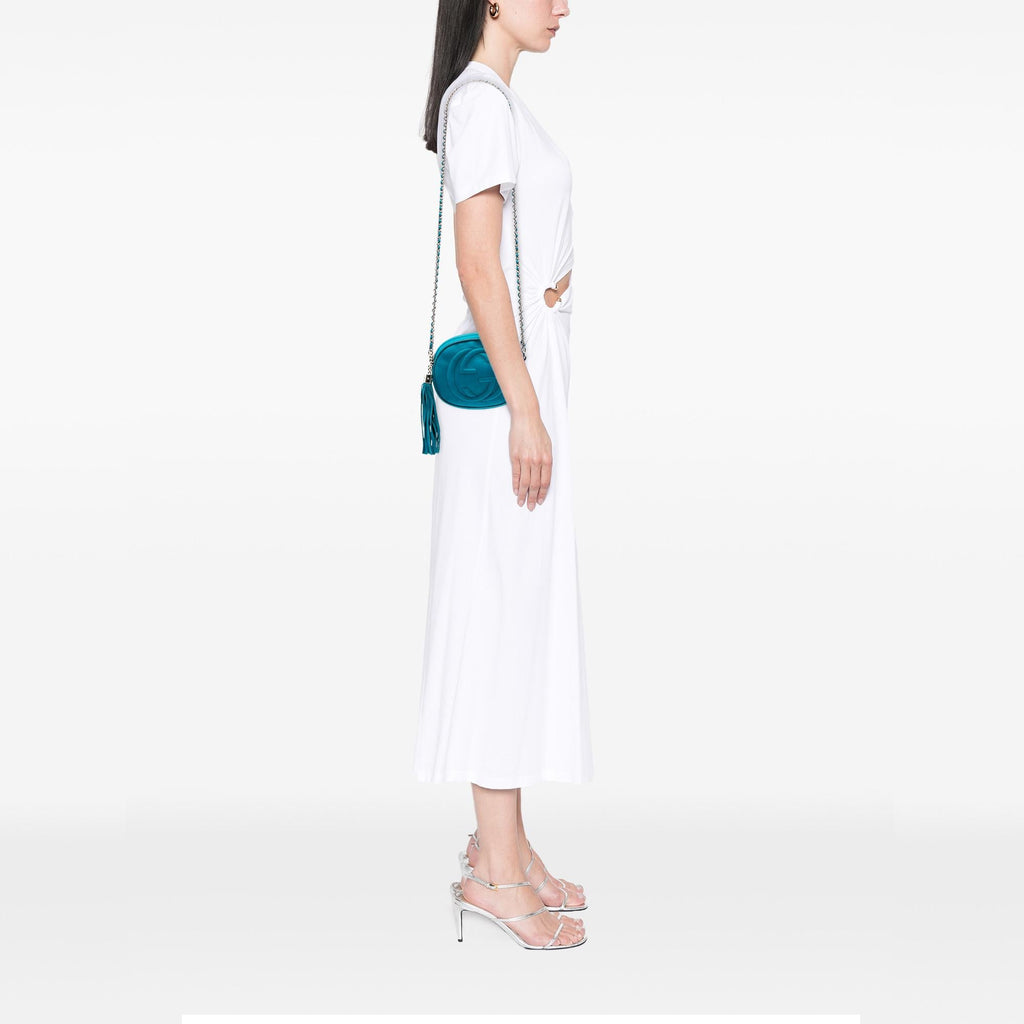 Gucci Mini Pebbled Calfskin Soho Chain Crossbody