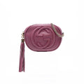 Gucci Mini Pebbled Calfskin Soho Chain Crossbody