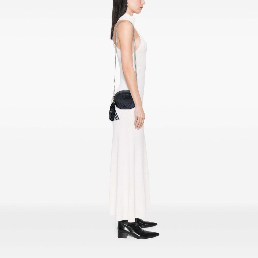 Gucci Mini Pebbled Calfskin Soho Chain Crossbody