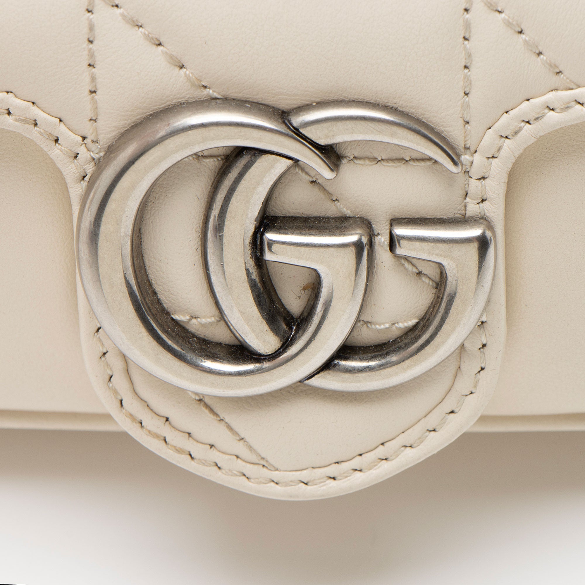 Gucci Mixed Matelasse Leather GG Marmont Aria Mini Flap Bag