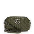 Gucci Mixed Matelasse Leather GG Marmont Aria Small Shoulder Bag