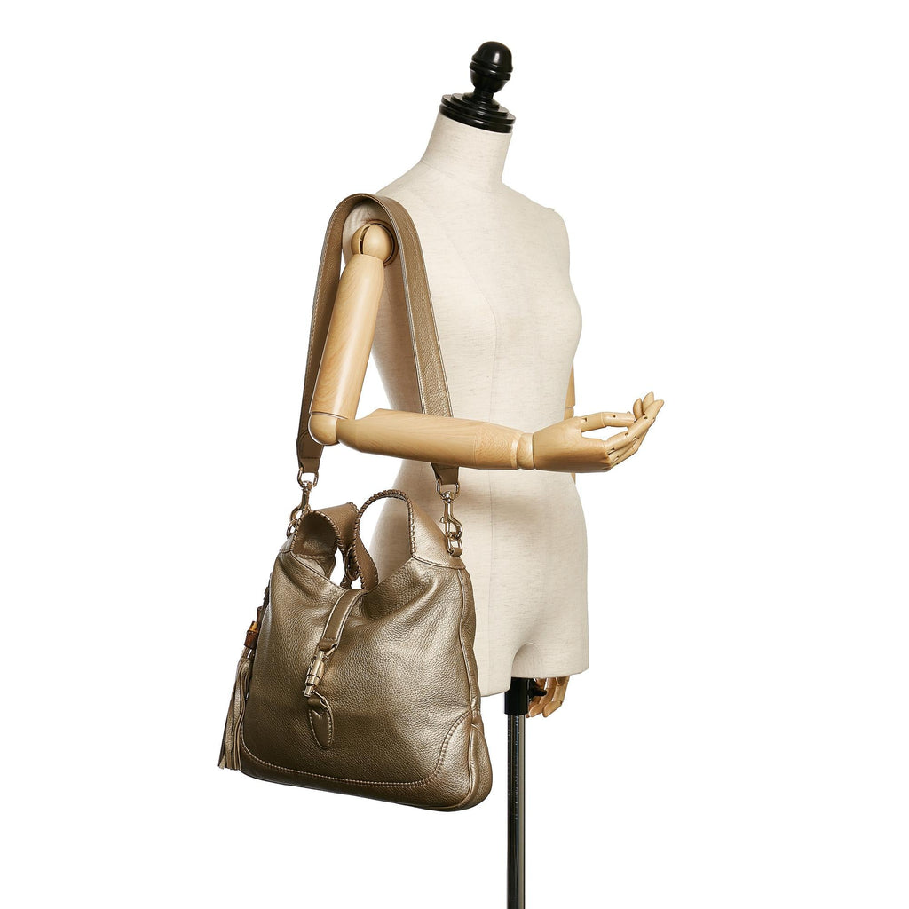 Gucci New Jackie Leather Satchel (SHG-31181)