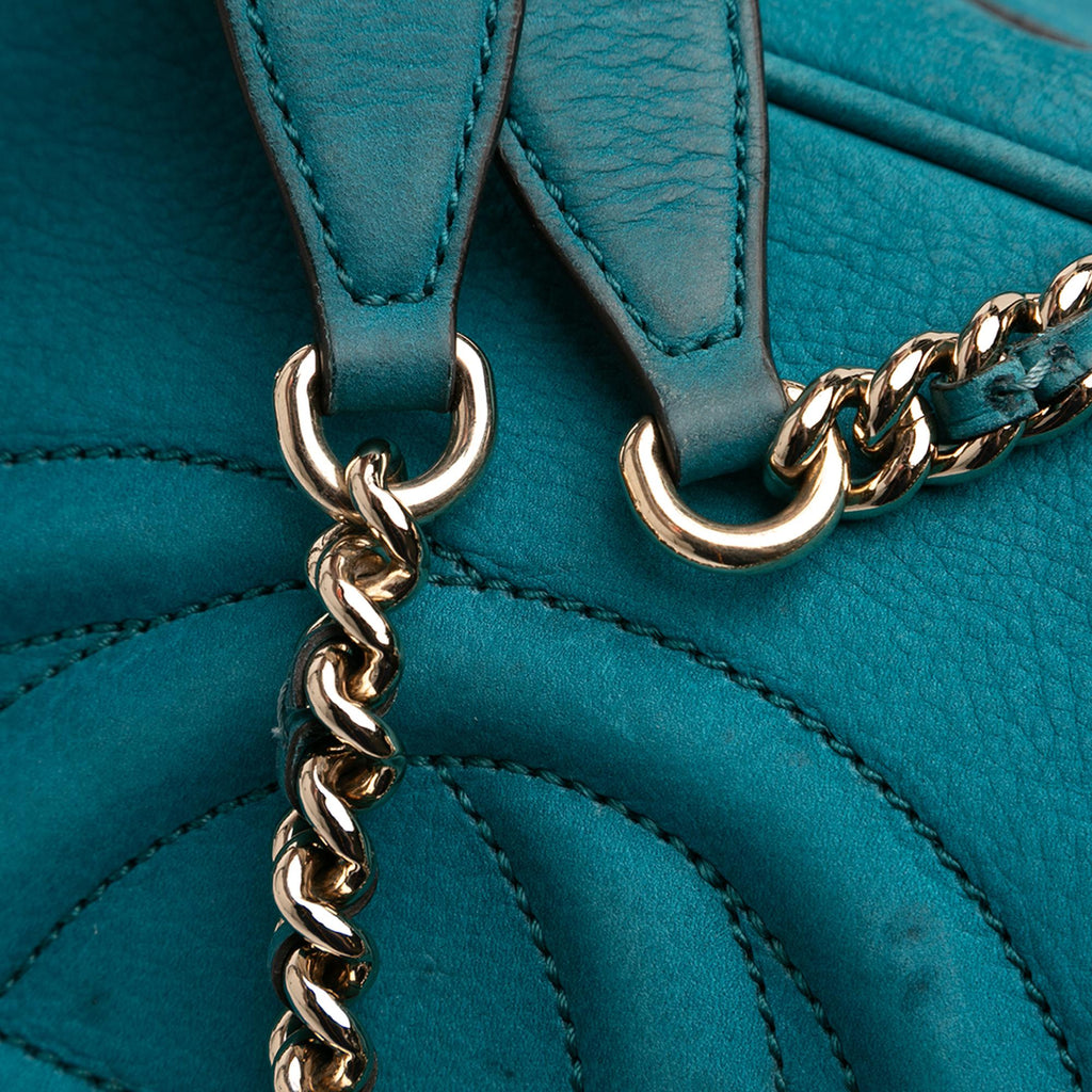 Gucci Nubuck Soho Chain Shoulder Bag