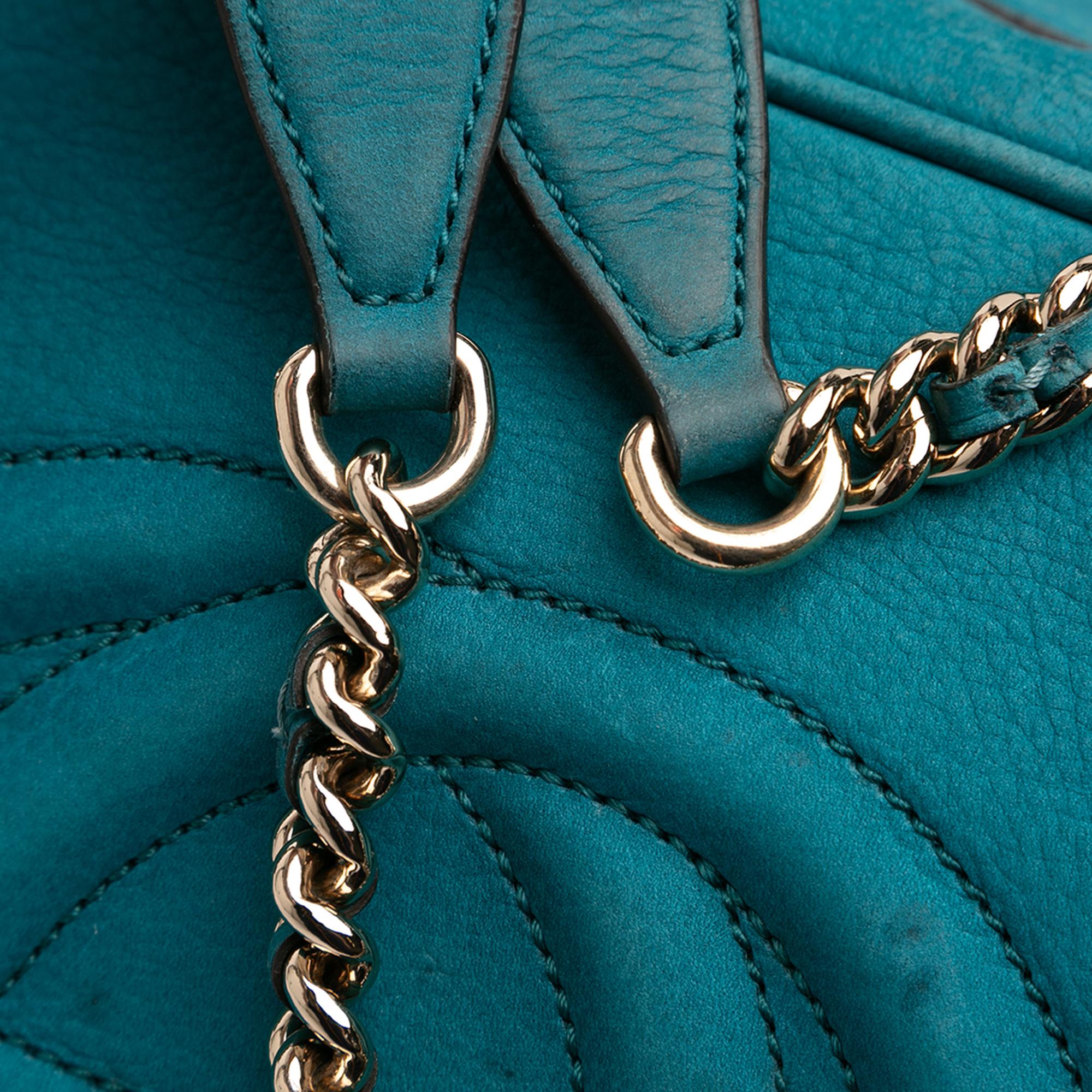 Gucci Nubuck Soho Chain Shoulder Bag
