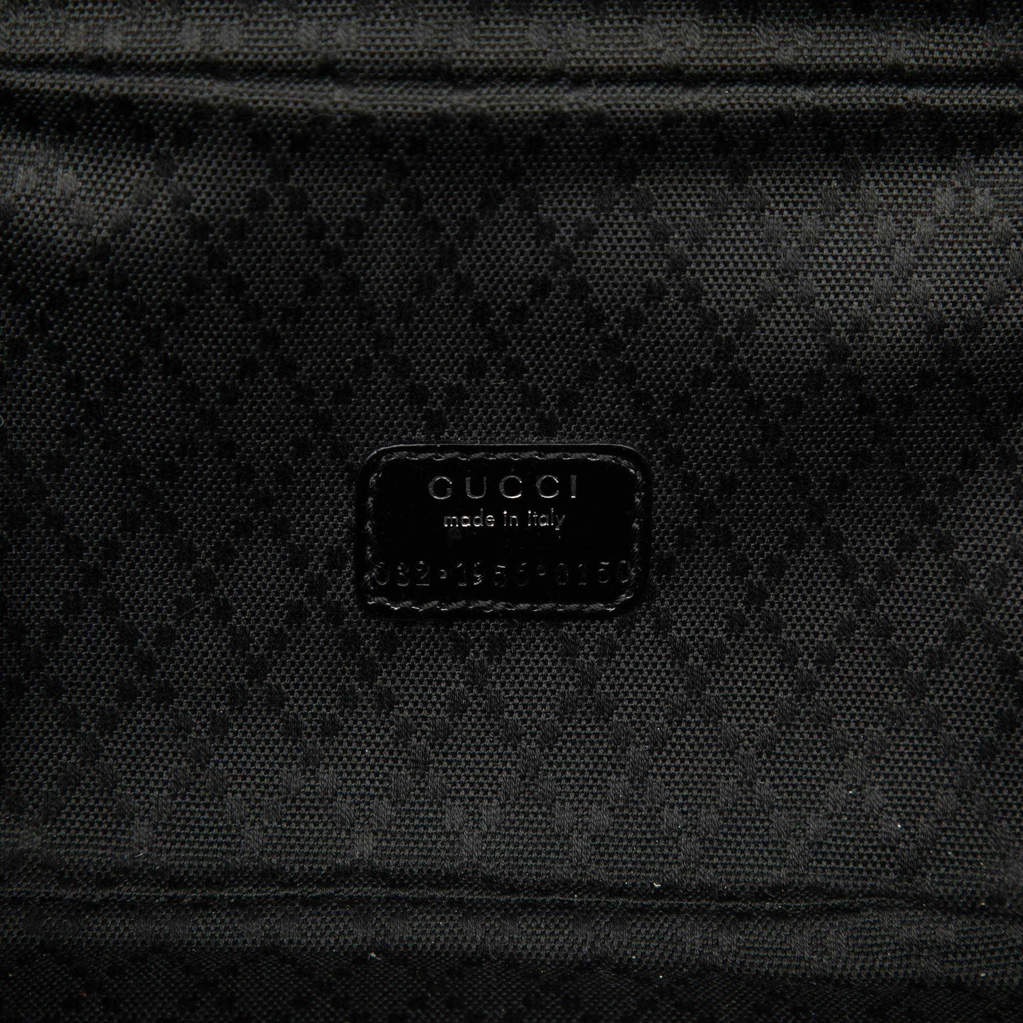 Gucci Nylon Bamboo Vanity Bag