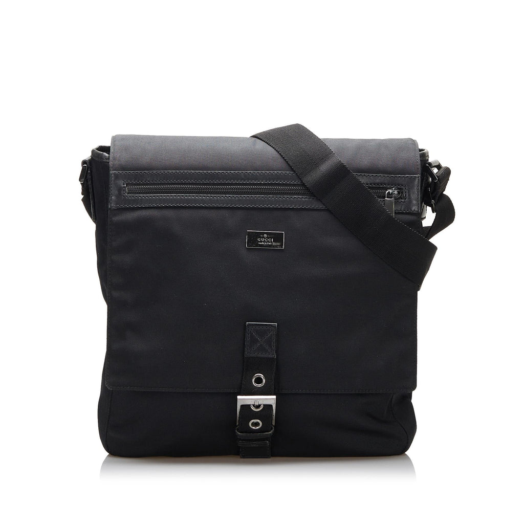 Gucci Nylon Crossbody Bag (SHG-I5GlGn)