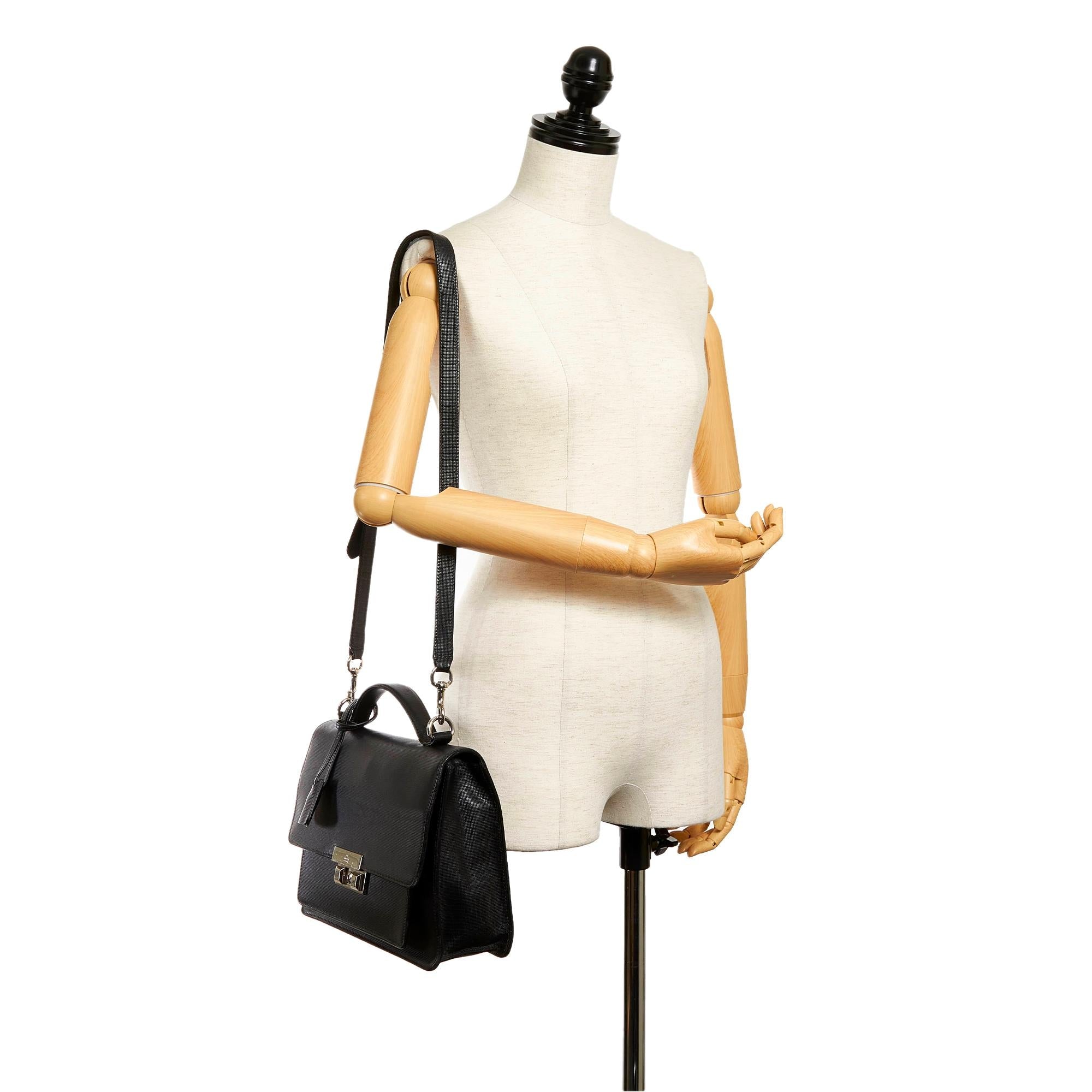 Gucci Padlock Leather Satchel (SHG-37609)